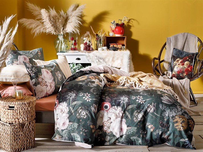 Arta barocă Cottony  King Size  SET LENJERIE DE PAT 240x220 cm Green