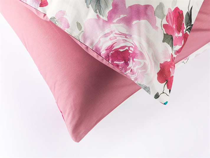 Arta florilor Cottony Set 2  FAȚĂ DE PERNĂ 50x70 cm Pink