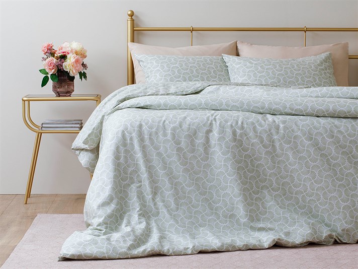 Artdeco Bumbac Double Person  SET LENJERIE DE PAT 200x220 cm Green