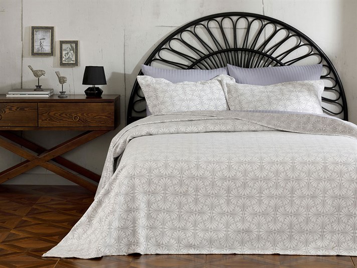 Artdeco  Jacard  King Size  SET CUVERTURĂ DE PA 260x280 cm Gri.