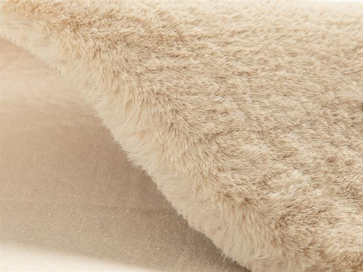 Covor blană artificială, Soft Touch, 80x150 cm, acril, bej
