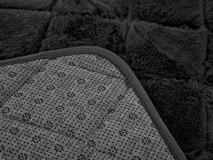 Covoraș de baie, Soft Touch, poliester, 50x80 cm, antracit