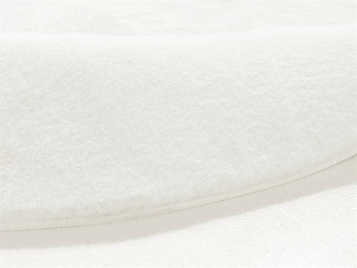 Covor blană artificială, Soft Touch, 80x150cm, acril, alb