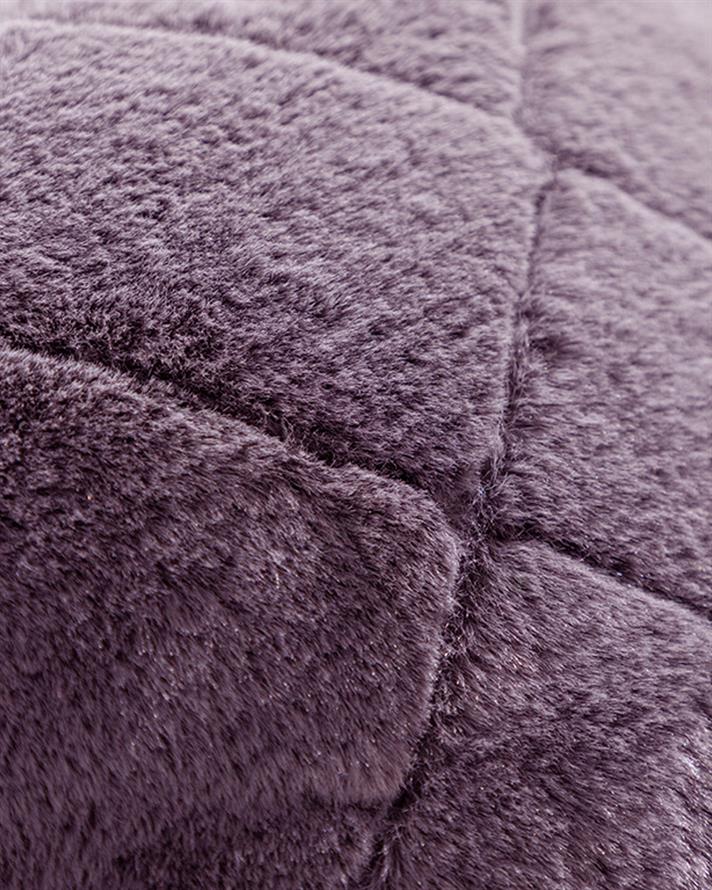 Atingere moale Pluș Rabbit Pernuță 45x45 cm mov