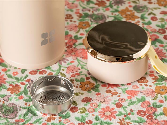 Aura Stainless Steel Thermos 450 ml Beige
