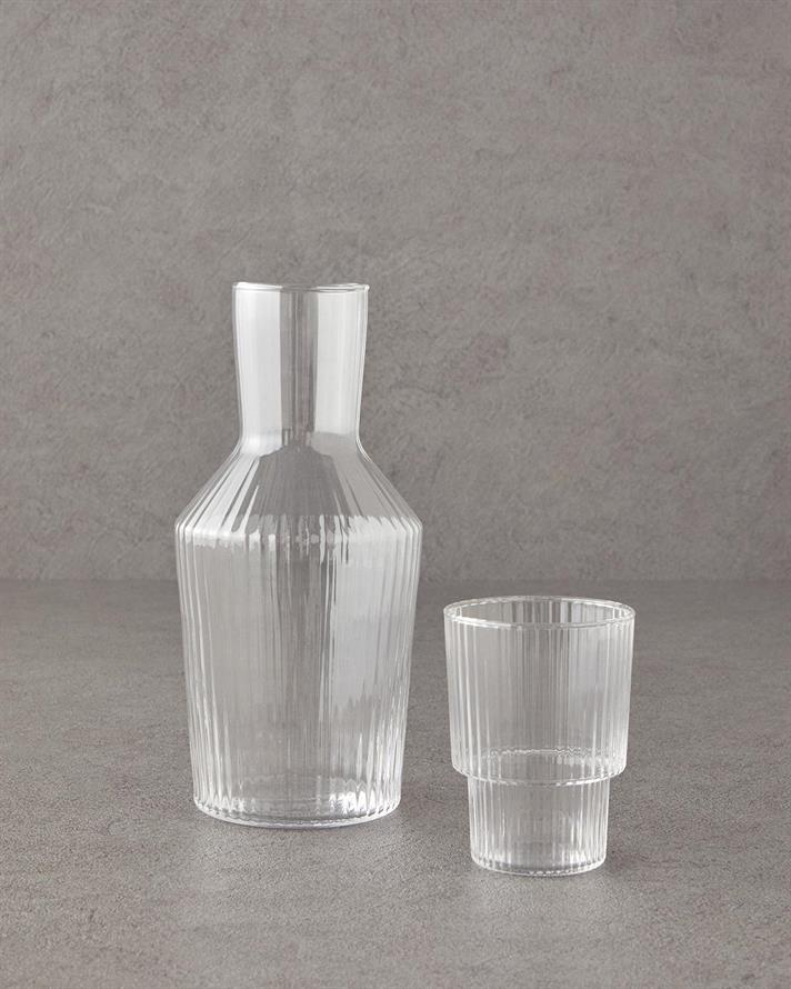 aureolă Sticlă Noptieră Carafă 1000 ml Transparent