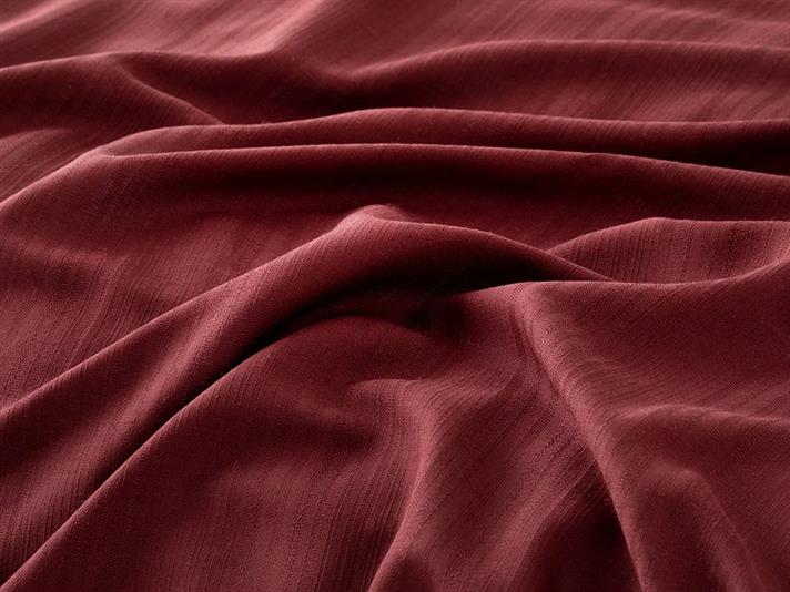  Lenjerie de pat completă pentru o persoană, Aurora, bumbac-viscoză, 160x220 Cm/ 100x200/ 80x80 Cm, bordo