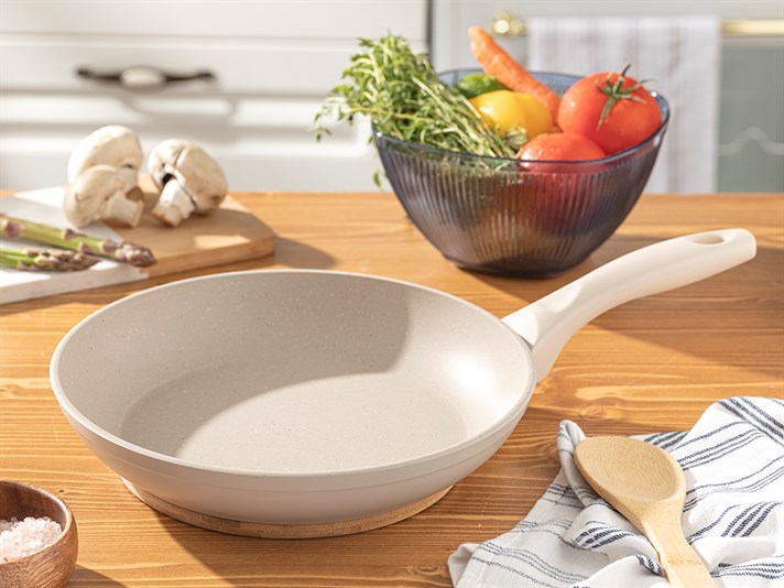 Ava Granite Fry Pan 26 cm Beige