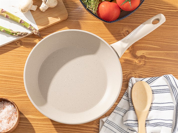 Ava Granite Fry Pan 26 cm Beige