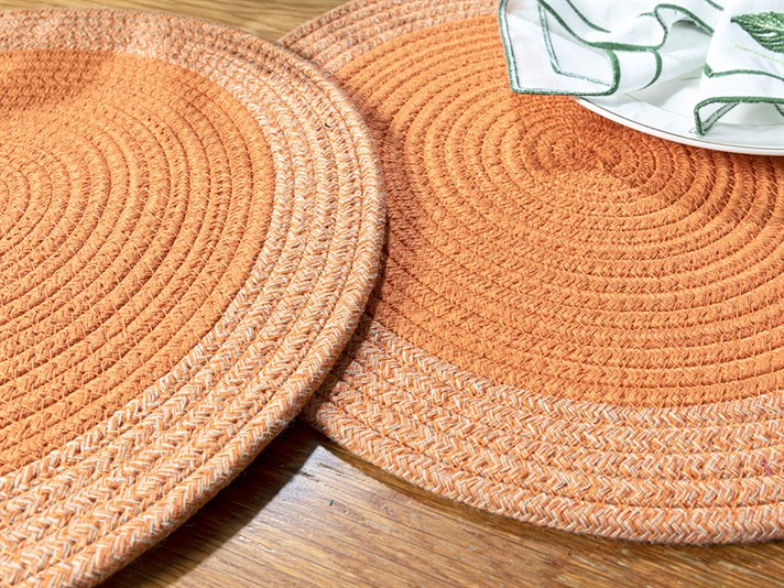 Avery Polyestere 2 Set Place Mat 38 cm Orange,