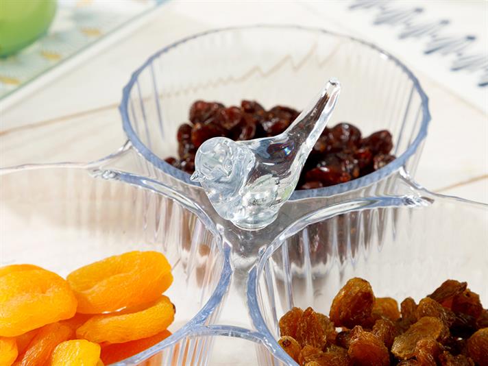 Axel Acrylic Appetizers 22 cm Transparent
