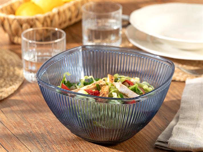 Axel Acrylic Bowl 19 cm Dark Blue
