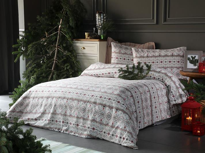 Aztech  Flanelă For One Person  SET LENJERIE DE PAT 160x220 cm Beige