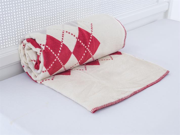 baklava Cottony Double Person  PĂTURĂ 200x220 cm Claret Red