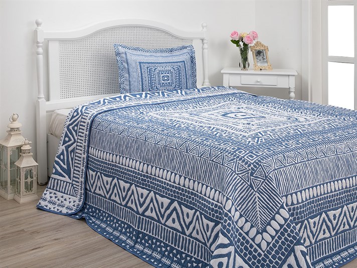 Balbina  Cover For One Person  SET CUVERTURĂ DE PA 180x240 cm Albastru.