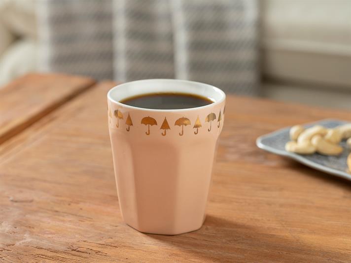 Pahar cafea, Baltimore, porțelan, 235 ml, roz