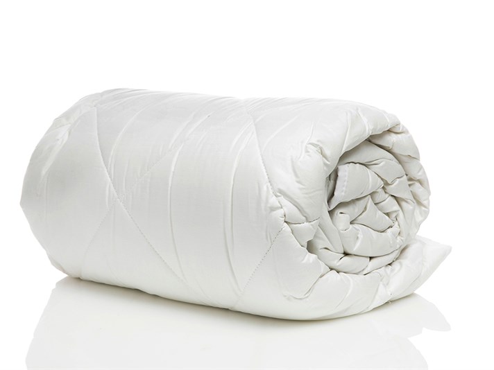 Bamboo Bambus Double Pilotă 195x215 cm Alb