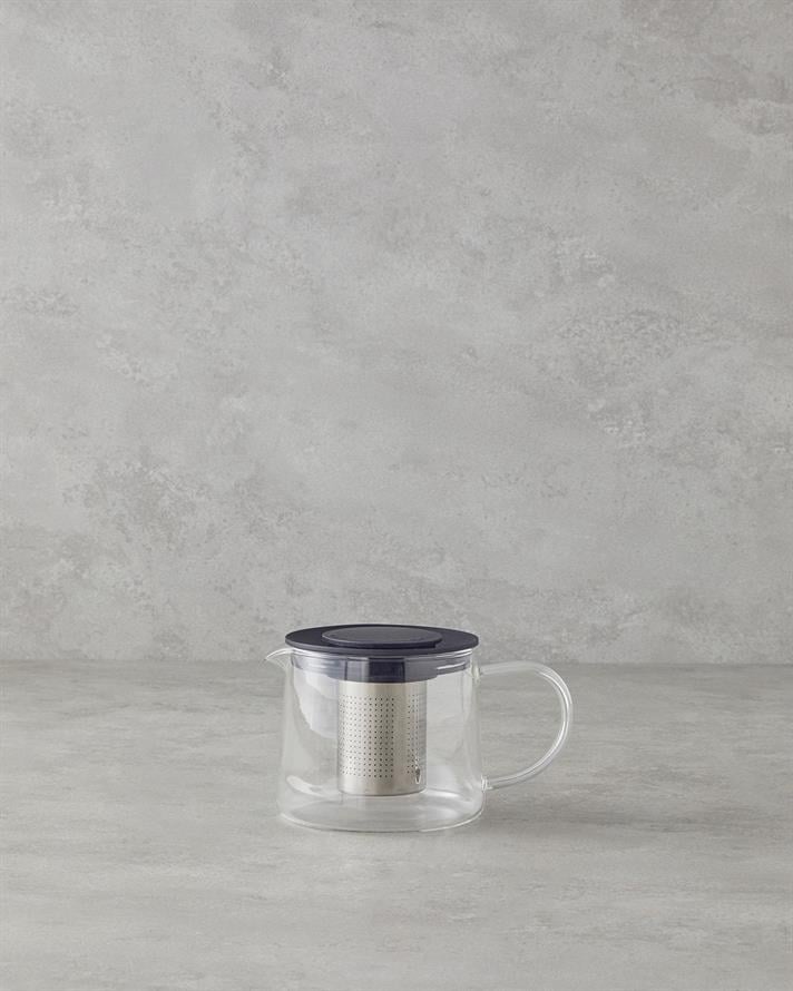 bandă Sticlă Rotund filtrat Oală 600 Ml Transparent