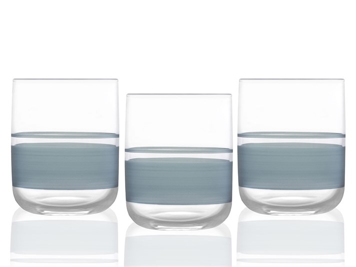 Band Glass 3 Set Juice Glass 270 ml Seledon,