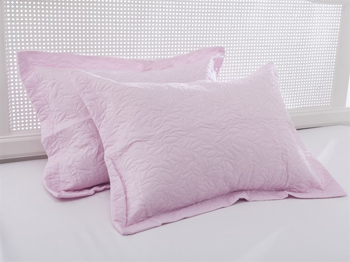 bandă  Microfibră Persoană dublă  SET CUVERTURĂ DE PAT 240x260 cm Roz