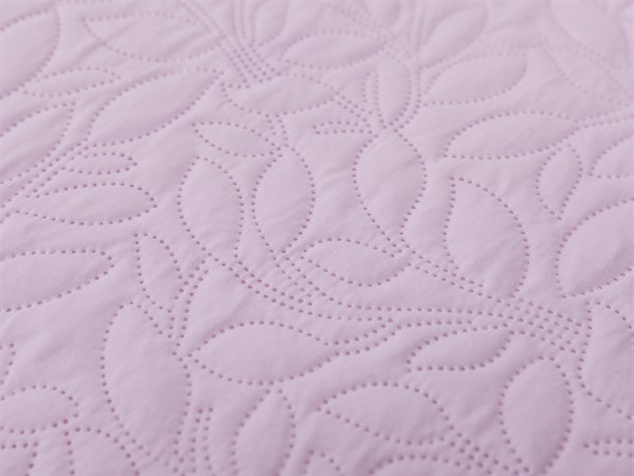 bandă  Microfibră Persoană dublă  SET CUVERTURĂ DE PAT 240x260 cm Roz
