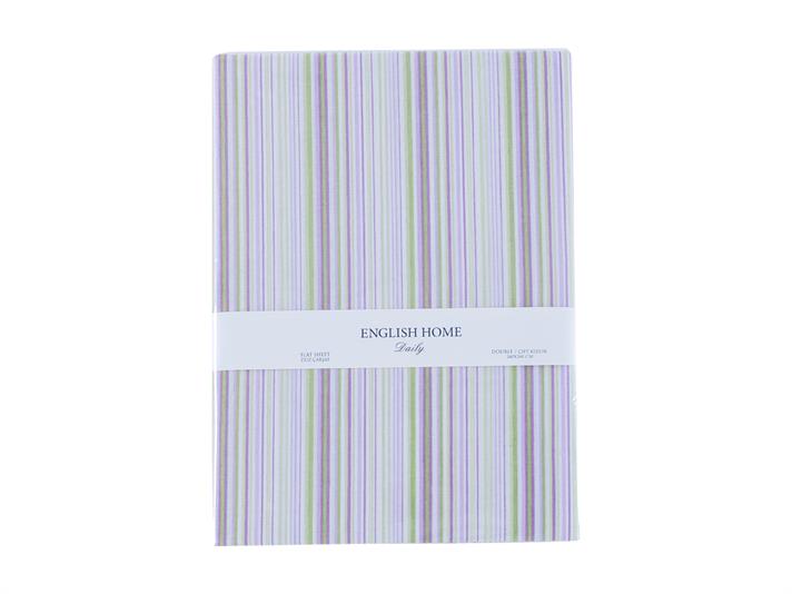 Banda de bomboane Cu Bumbac Double Cearșaf 240x260 cm Lila