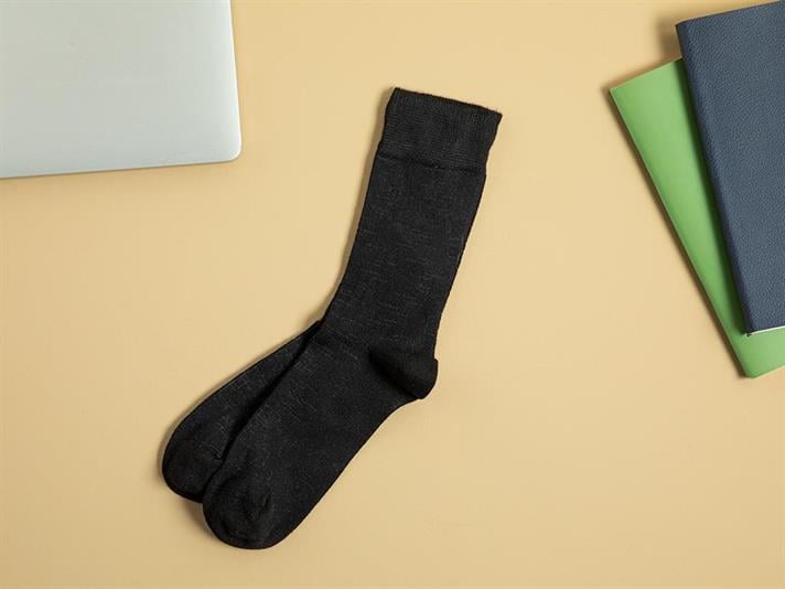 Basıc Cotton Șosete Lungi Pentru Bărbați, Bumbac, 40-44, Natural