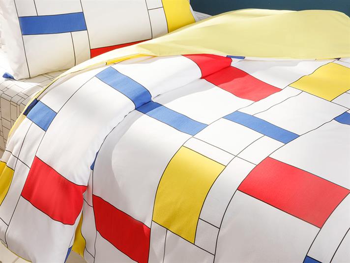 Bauhaus Set Husă Pilotă Pentru Copii, Bumbac, 160*220 Cm, Gri-Verde