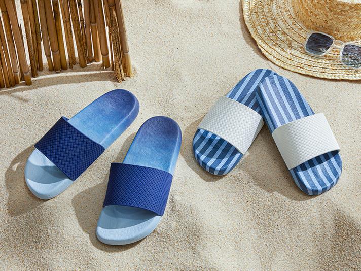 Belinda PVC Women Beach Slipper 37 Dark Blue