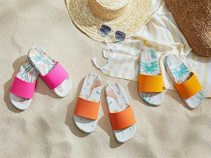 Belinda PVC Women Beach Slipper 38 Fuschia