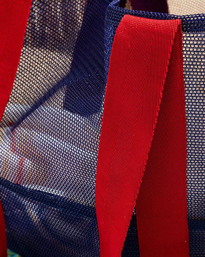 Bella Poliester Femeie Geantă De Plajă 47x40 cm Bleumarin