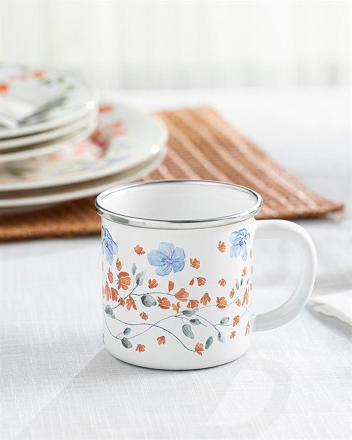 Belleza Ceașcă, Email, 350 Ml, Argintiu