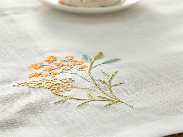 Belleza Polyestere 2 Set Place Mat 30x50 cm White