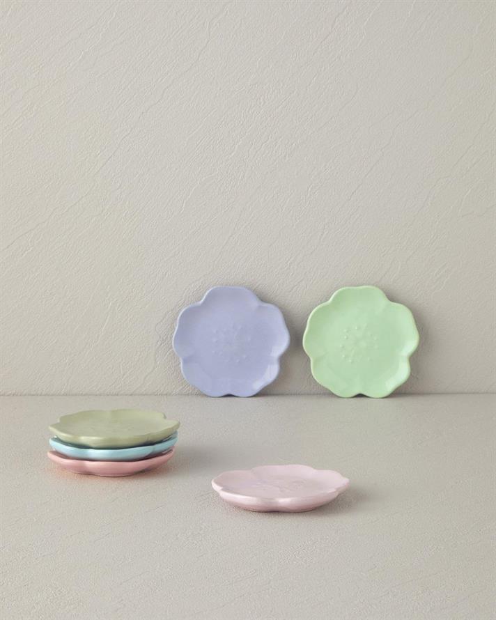 Bol mic servire gustari, Bellflower, ceramica, 9 cm, verde oliv