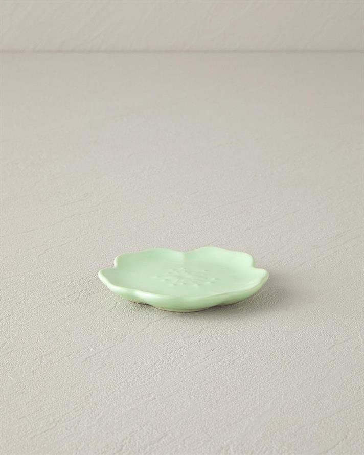 Bol mic servire gustari, Bellflower, ceramica, 9 cm, verde deschis