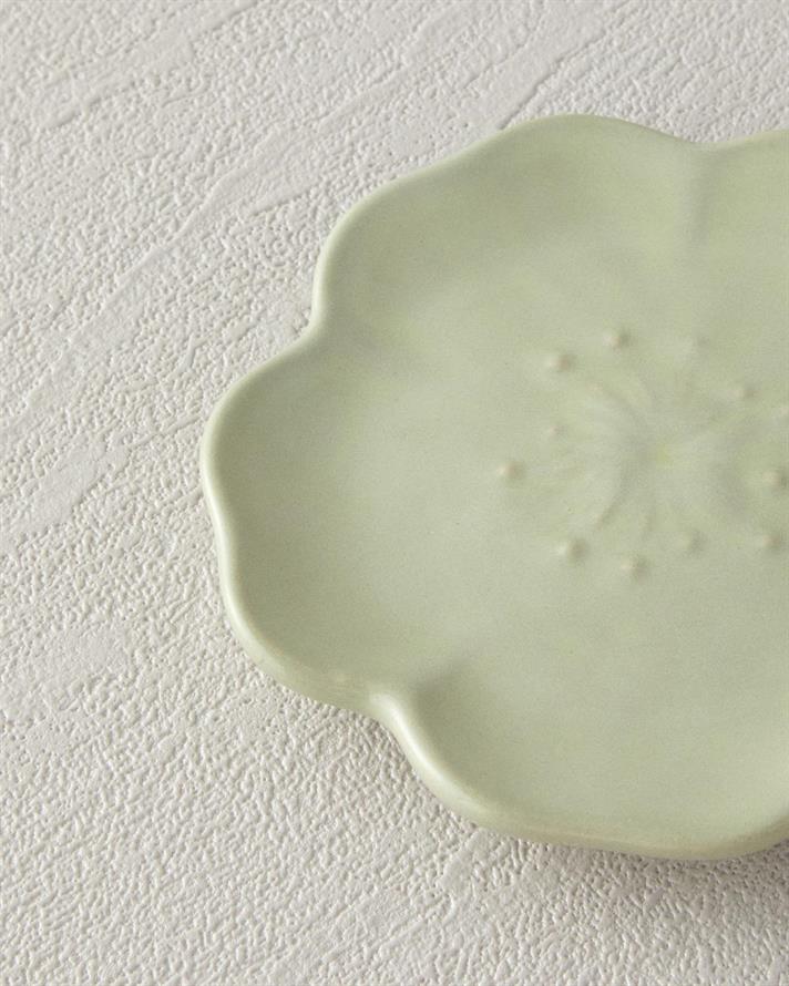 Bol mic servire gustari, Bellflower, ceramica, 9 cm, verde oliv