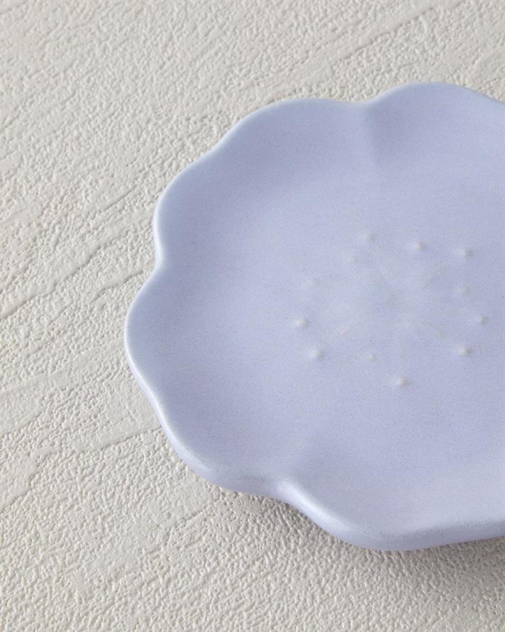 Bol mic servire gustari, Bellflower, ceramica, 9 cm, lila