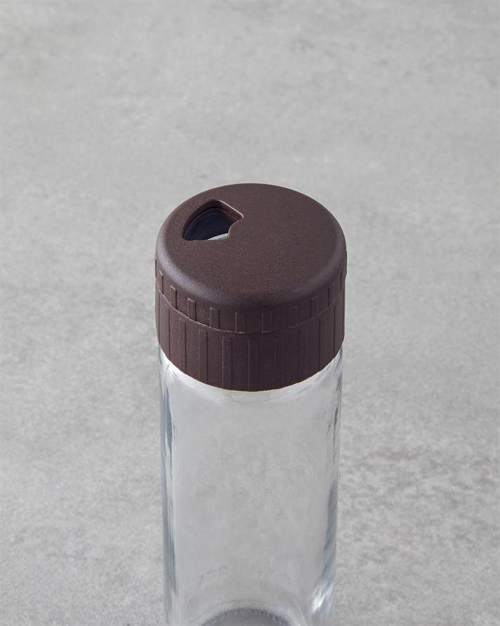 Bellis Sticlă Cu 4 Piese Set Condimente 12.5x12.5 cm Natural.