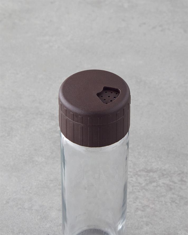 Bellis Sticlă Cu 4 Piese Set Condimente 12.5x12.5 cm Natural.