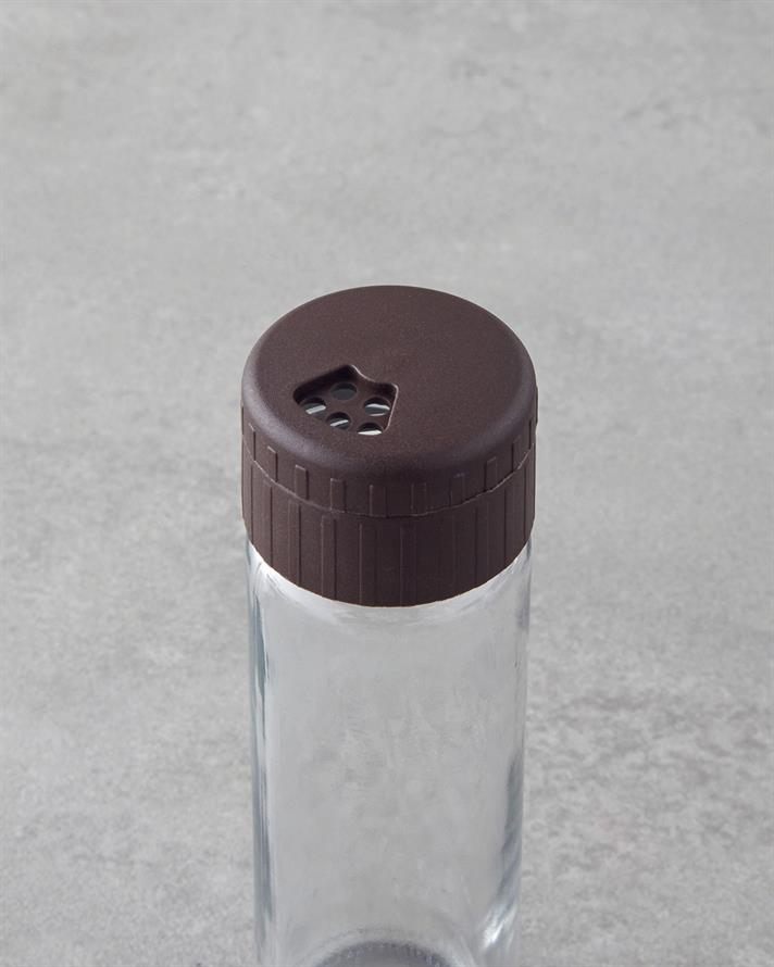 Bellis Sticlă Cu 4 Piese Set Condimente 12.5x12.5 cm Natural.