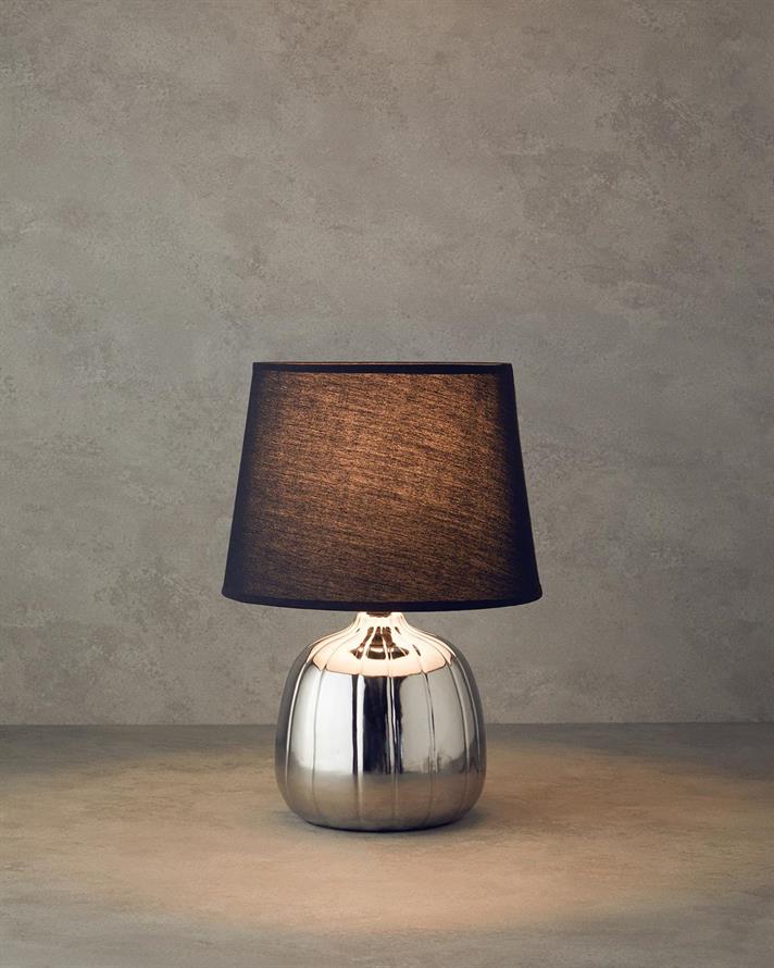 Belva Ceramică Abajur 28 cm Silver