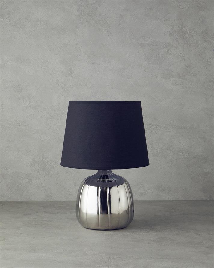 Belva Ceramică Abajur 28 cm Silver