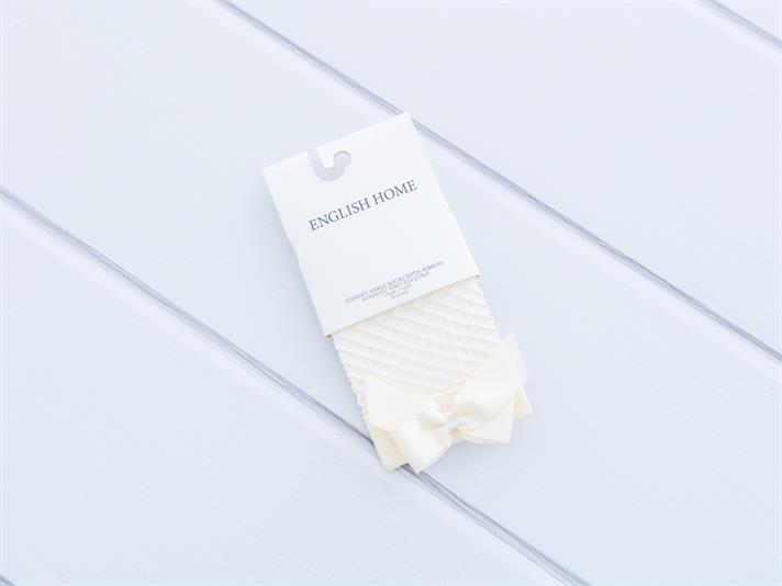 Kurdeleli Netted Womens Short Cut Stockings 35-39 Ecru