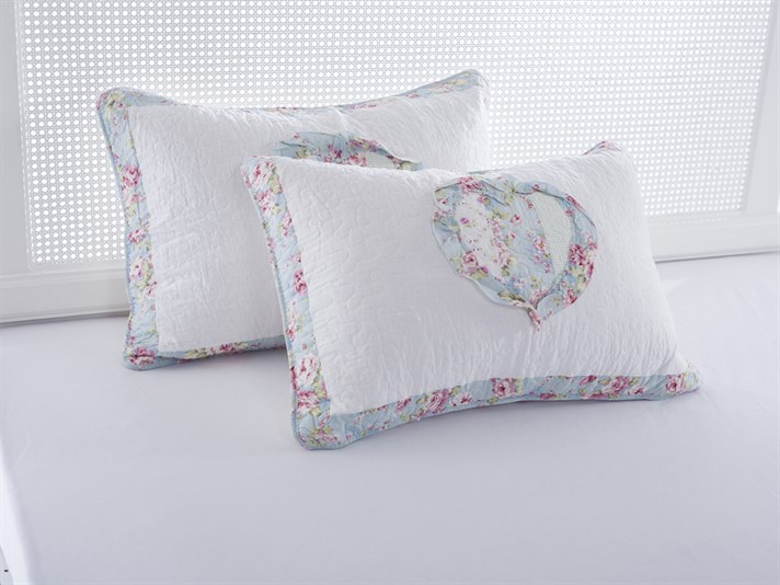 Bertina  Patchwork For One Person  SET CUVERTURĂ DE PA 160x240 cm Albastru.