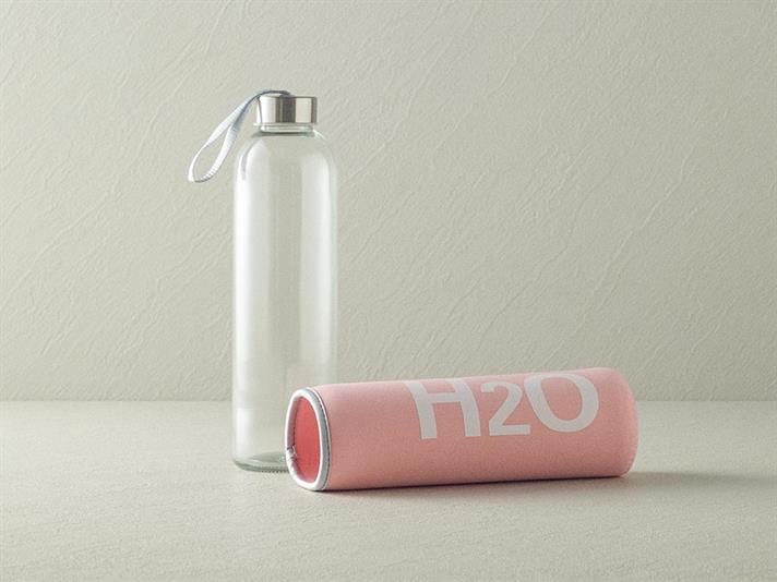 Glass Bottle 750 ml Powder