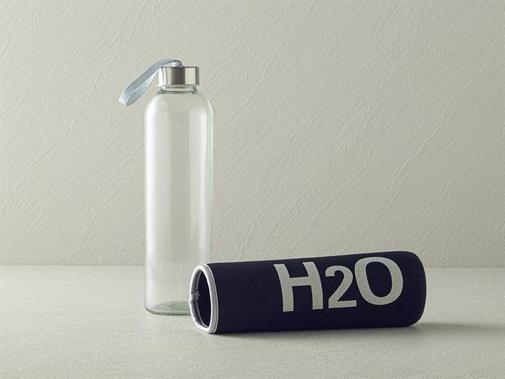 Best Bottle Sticlă Cu Husă Sticlă 750 ml Negru