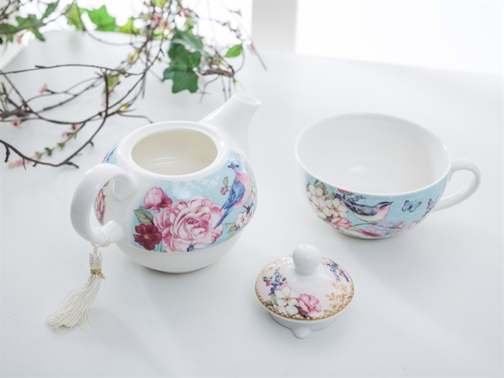Betty Porcelain Pot Set Blue