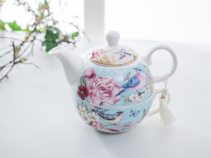 Betty Porcelain Pot Set Blue