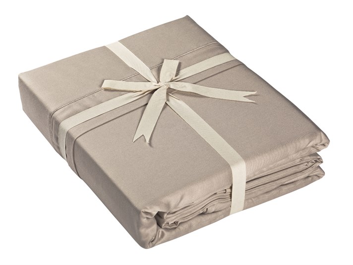 Blanche Bambus Satinat Double Set Lenjerie De Pat 200x220 cm Bej