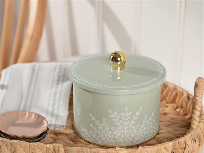 Bloom Metal Storage Box 14x10 cm Green
